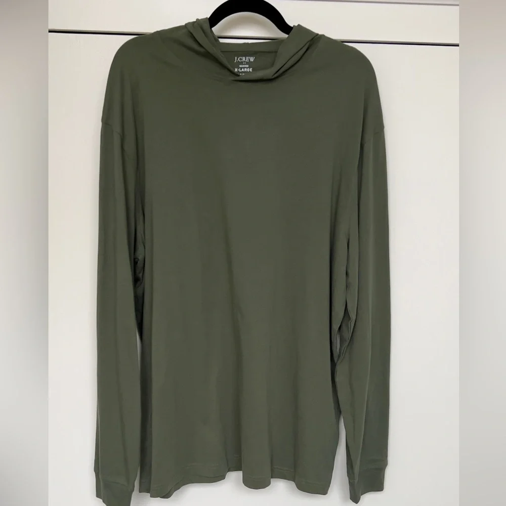J. Crew Men's Long Sleeve Shirt in Olive